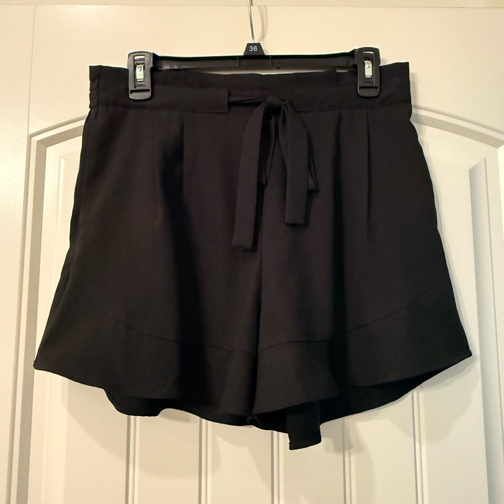 DR2 Black Women's Skorts with Tie Waist